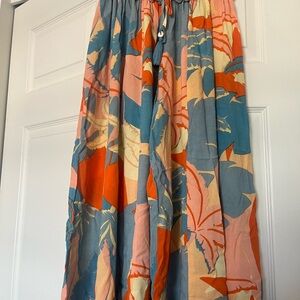 Floral Multi-Color Women's Pants